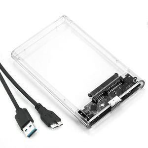 2.5인치 외장 하드 드라이브 인클로저 도구가 필요 없는 USB 3.0 to SATA SSD HDD 인클로저 7mm 9.5mm 노트