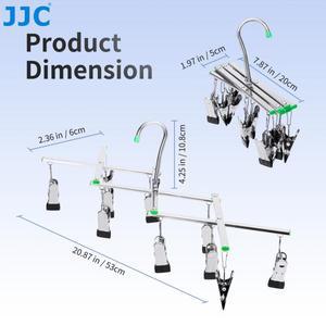 카메라 용품 JJC 35mm 120 필름 건조 걸이 랙 스테인레스 스틸 클립으로 방풍 소프트 클립 흠집  접이식 프