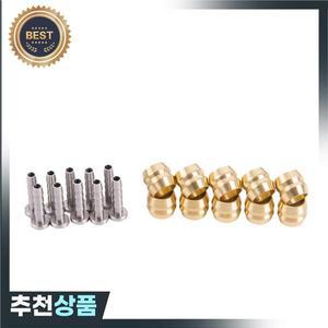 10 쌍 자전거 유압 디스크 브레이크 오일 핀 바늘 올리브 커넥터 삽입 Shimano BH90 교체 부품 파이프 조인