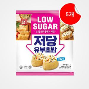 [한성기업] 저당 유부초밥 280g, 5개