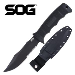 SOG 나이프 SEAL PUP ELITE 블랙 서레이션 Tini 군인 야전 블레이드 카이덱스 쉬스 서바이벌 캠핑칼 EDC 아웃도어