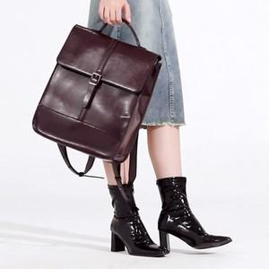 레트로디자인 소가죽 클래식 백팩 J41799 서류수납