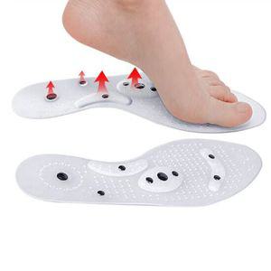 발 맞춰 잘라쓰는 자석 지압 실리콘 깔창 마그네틱