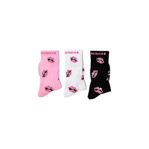 [크롬하츠]크롬하츠 로고 삭스 3PACK 블랙 화이트 핑크