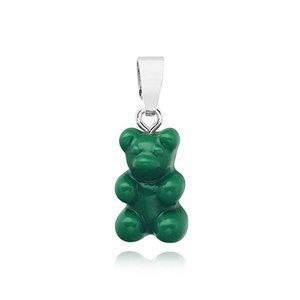 [크리스탈 헤이즈][크리스탈헤이즈] NOSTALGIA BEAR-VEGAN-CLASSIC CONNECTOR SILVER 여성 참