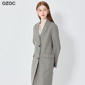 오조크 드랍소매 반더블 체스터코트(세미오버핏)
