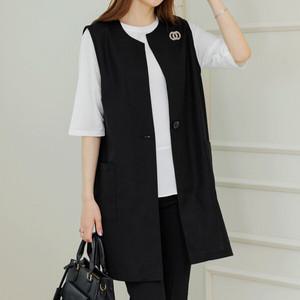 (∼110size)데릭린넨롱조끼 VEC3008_DC