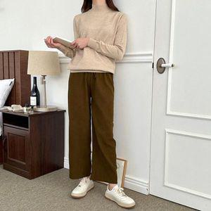 [기타]캐쥬얼 배기 여성바지 신상 코디 스판 빅사이즈 면 신발