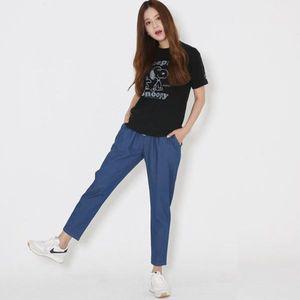 [기타]신발 일자 빅사이즈 캐쥬얼 밴딩바지 면바지 루즈핏 스판