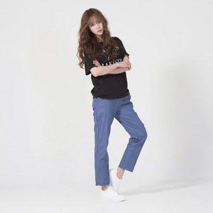 [기타]면 코디 면바지 신상 긴바지 빅사이즈 배기 신발