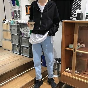 [오노마] ONM 20대 30대 캐주얼 크롭 봄 후드 집업 티 데일리 외투  8814452)