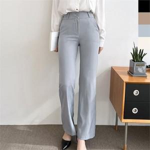 [오노마] ONM 여성 부츠컷 하이웨스트 슬랙스 1P 투버튼 정장바지  9283841)