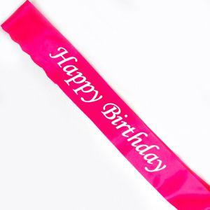 푸치샤 어깨띠 해피벌스데이 파티 생일 미스코리아띠