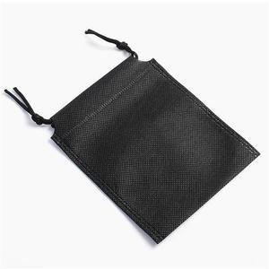부직포 복주머니 30p 12x15cm 블랙 수납 미니 화장품