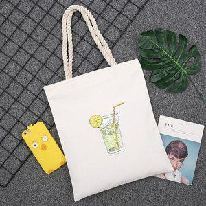 고품질 에코 면 가방 수납 편한 캔버스백 면가방 캐주얼가방 천가방 여자숄더백 패브릭가방 (WFHRXDP)