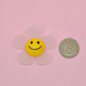 스마일 데이지 (반투명) 파츠 크록 장식만들기 부자재 (WFHSEJC)