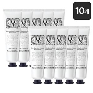[내일도착] 미센셜 수분촉촉 산뜻한 퍼퓸 핸드크림 30ml x 10개 고보습 핸드로션 