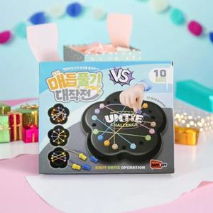 애니토이 매듭풀기 대작전 보드게임 벌칙돌림판 꼬인끈 로프 풀기 팀게임 놀이 레크레이션