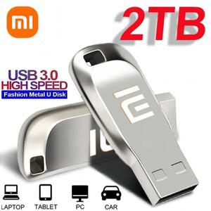 XIAOMI USB 3.0 플래시 드라이브 2TB 미니 고속 Pendrive 스틱 휴대용 방수 메모리 저장 디스크
