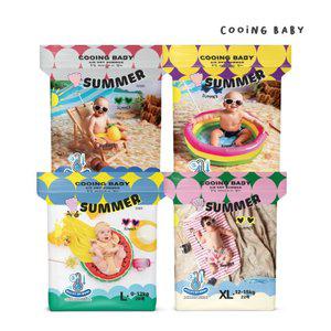 [쿠잉] Summer 에어드라이 풀커버 팬티형/밴드형 기저귀 8팩 모음