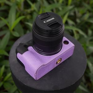 Canon R50V 카메라 베이스 커버용 보호 케이스 EOS 하프 안티 스크래치 방수 하단 오픈 스트랩