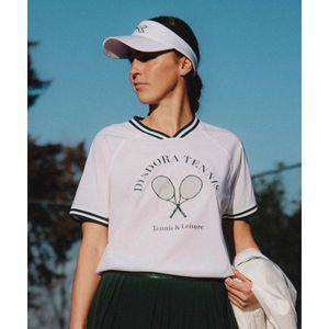 디아도라 플레르 크롭 반팔 피스테 우먼 WHITE 287882