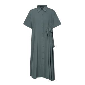 [보니스팍스][보니스팍스(Bonispax)] 셔츠형 A라인 저지 롱 원피스 (택가격 159000원)