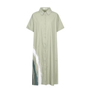 [보니스팍스][보니스팍스(Bonispax)] 프린트 셔츠형 롱 원피스 (택가격 139000원)