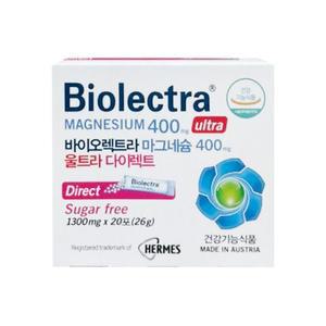 바이오렉트라 마그네슘 400 울트라 다이렉트 1300mg x 20포 / 1개 / DY