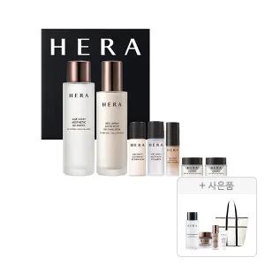 헤라 에이지 어웨이 에스테틱 2종 세트, 1개+증정(딥 클렌징 오일 50ml+멀티디펜스SPF50+PA4+ 15ml+에스테틱 BX 크림 25ml+비엑스83 리포솜 20ml+쇼퍼백) 각 1개 (총 6개)