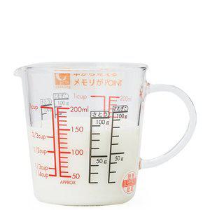 [카페뮤제오]하리오 글라스 계량컵 200ml CMJW-200