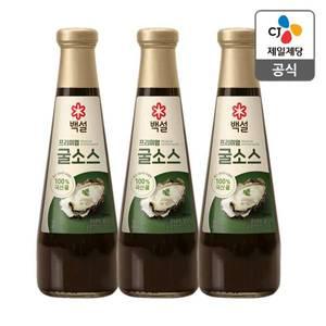 [CJ제일제당][본사배송] 백설 프리미엄 굴소스 500g X 3개