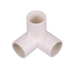 PVC파이프 연결 커넥터 3구 GS0700091C 32mm 화이트