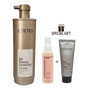 에스테티카 실크 클리어링 컨디셔너 1500ml+릴렉스 헤어마스크 100ml+케라틴 투페이스 100ml
