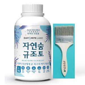 결로방지페인트 자연숨 규조토페인트 1kg 벽곰팡이방지 벽지 항균 베란다 실내 단열 미장재