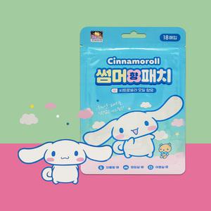 시나모롤 썸머패치 18매입 여름 향 패치 모기