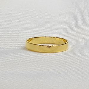 순금 24k 금 평반지 민자 남자 여자 평 링 커플 커플링 반지 선물 3.75g (1)