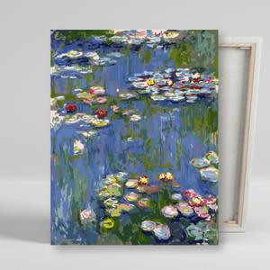 아트박스/아이러브페인팅 DIY캔버스형 그림그리기 40x50cm 모네 수련