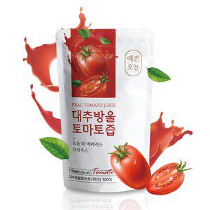 국내산 100 NFC 대추방울 토마토즙 실속포장 110ml 28포