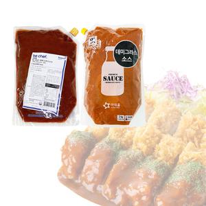 달디단마켓 동원 비셰프 아워홈 데미글라스 소스 2kg (2종) 경양식소스 데미그라스