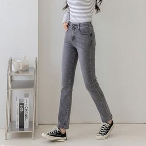 지기핏 데일리 워싱 그레이 일자 여성청바지 히든밴딩 S 3XL