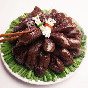 [미트타임] 명가 찰기가득 대찬 찰순대 500g+내장모듬180g