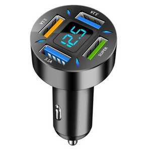 차량용 6구 시거 고속 플러그 USB 멀티소켓 멀티탭 충전기 퀵차지 잭 3.0 제품