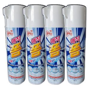 홈백신 매직폼 욕실세정제 500ml x 4개