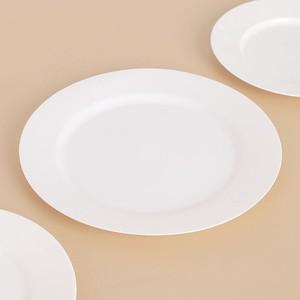 [롯데 이라이프]다회용 접시 10개입 25cm  플라스틱접시