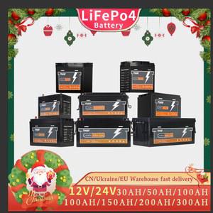 오네이 300AH LIFEPO4 충전 100AH POWMR 150AH 에너지 50AH 30AH 인산염 200AH 12V 24V
