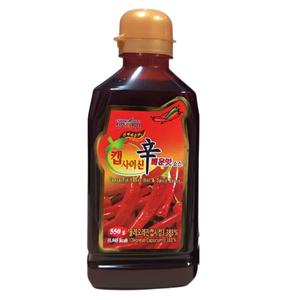 청우 더진한 캡사이신 매운맛 소스 550g