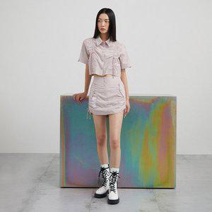 [에고이스트]레터링포인트파카링미니스커트 EQ2WS462