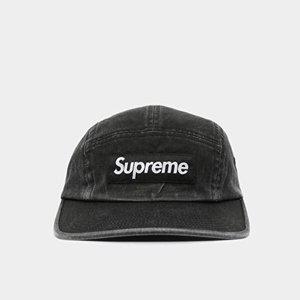 [슈프림]슈프림 25SS 패치로고 워시드 치노 트윌 공용 캠프캡 SS25H40 BLACK