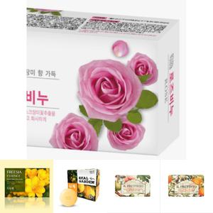 (90g(4입)) 무궁화 자연미인 로즈비누/비누/목욕/세수/세안/클렌징/향수/업소용/미용/손/항균/퍼퓸/세면